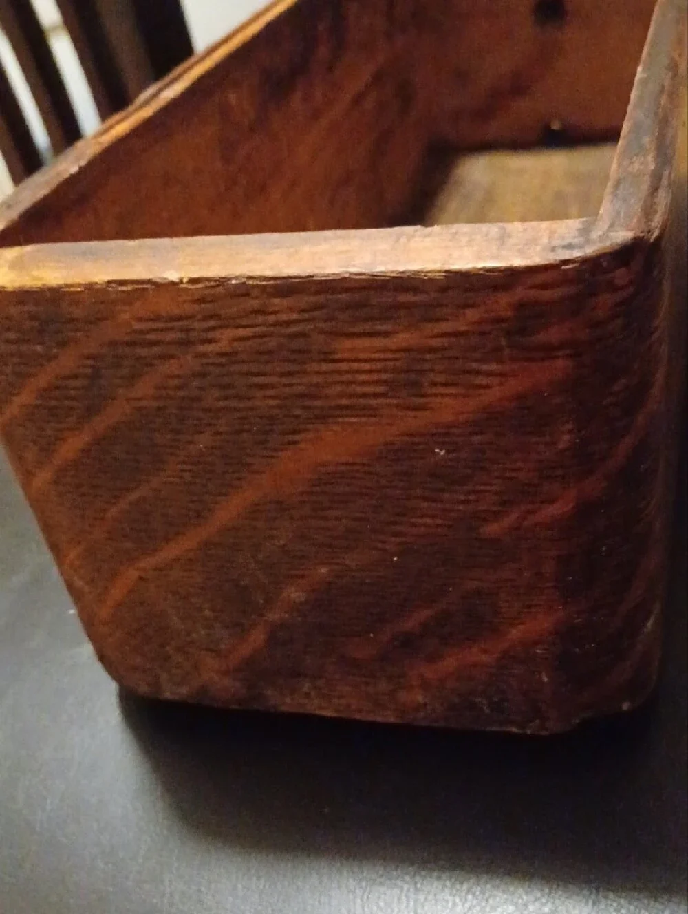 Vintage Wooden Drawer Organizer Repurposed Decorative Pull